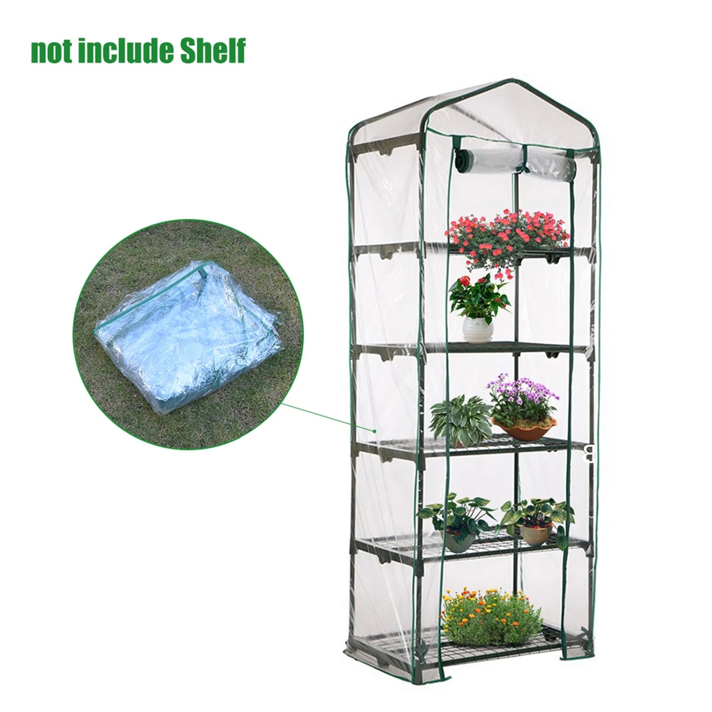 PVC Plant Greenhouse Cover Warm Garden Tier Mini Household